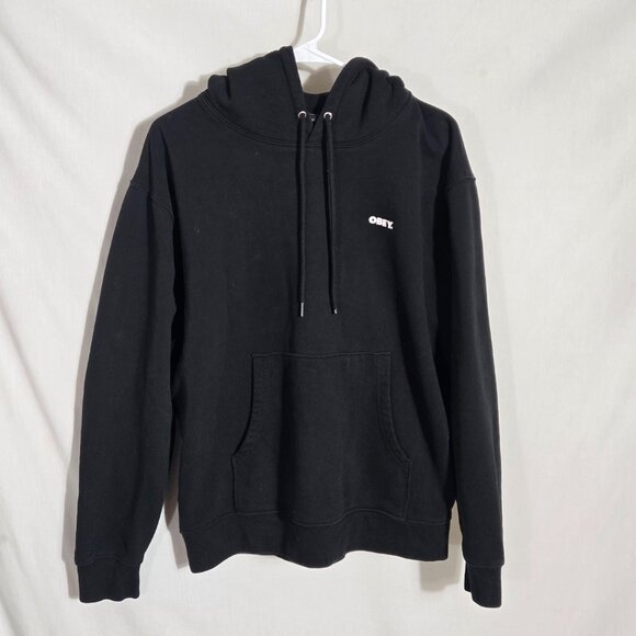 Obey Other - Obey | Black Logo Hoodie Sweatshirt | Size M